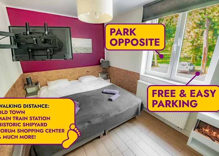 Apartament Gdansk Park Srodmiescie